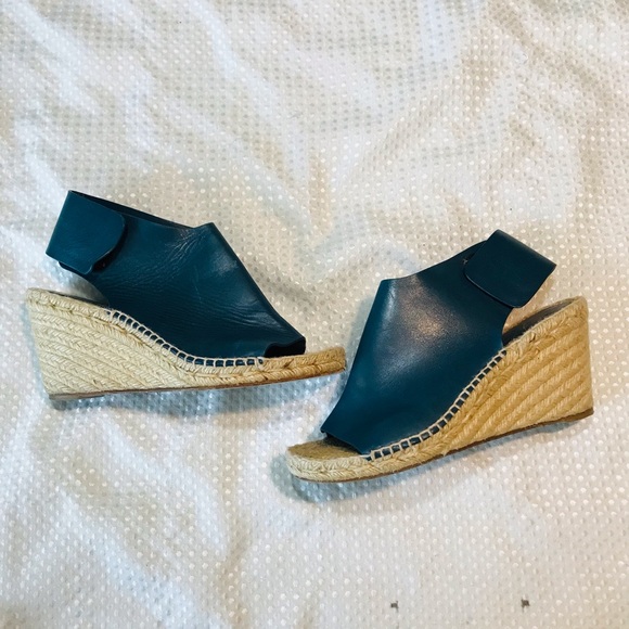 Celine Blue Leather Wedge Espadrille
Sandals - Picture 5 of 15